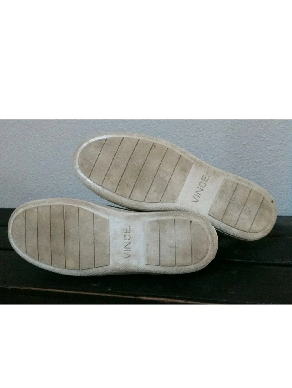 Vince Ace Perforated Suede Slip On Sneakers
